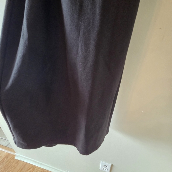 Aritzia Talula Varndell Cross Back Women's Bodycon Mini Black Dress Size Large - Picture 9 of 10